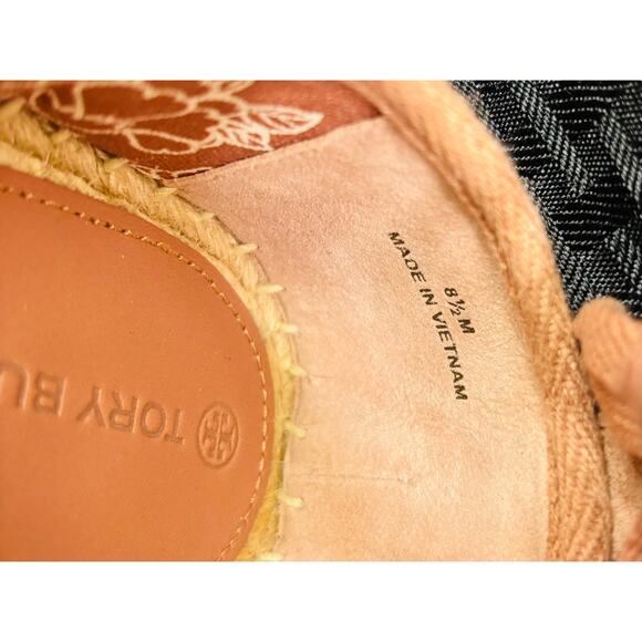 Tory Burch Minnie Ballet Wedge Espadrille, Malva, Women's 8.5 - Picture 6 of 7